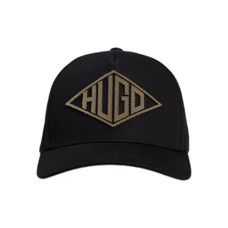 HUGO BOSS Cotton Baseball Caps Men's Black-0