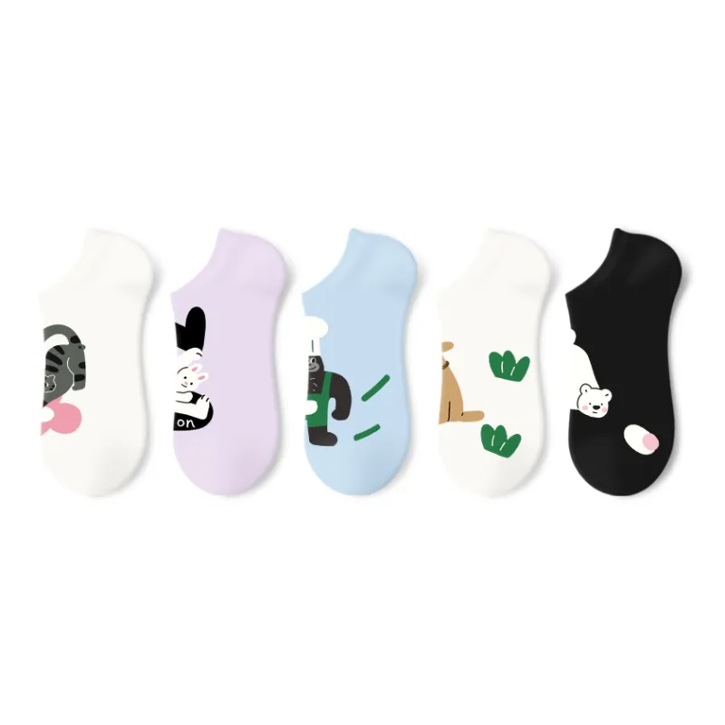 Primeet Ankle Socks Women's 5 Pack-8
