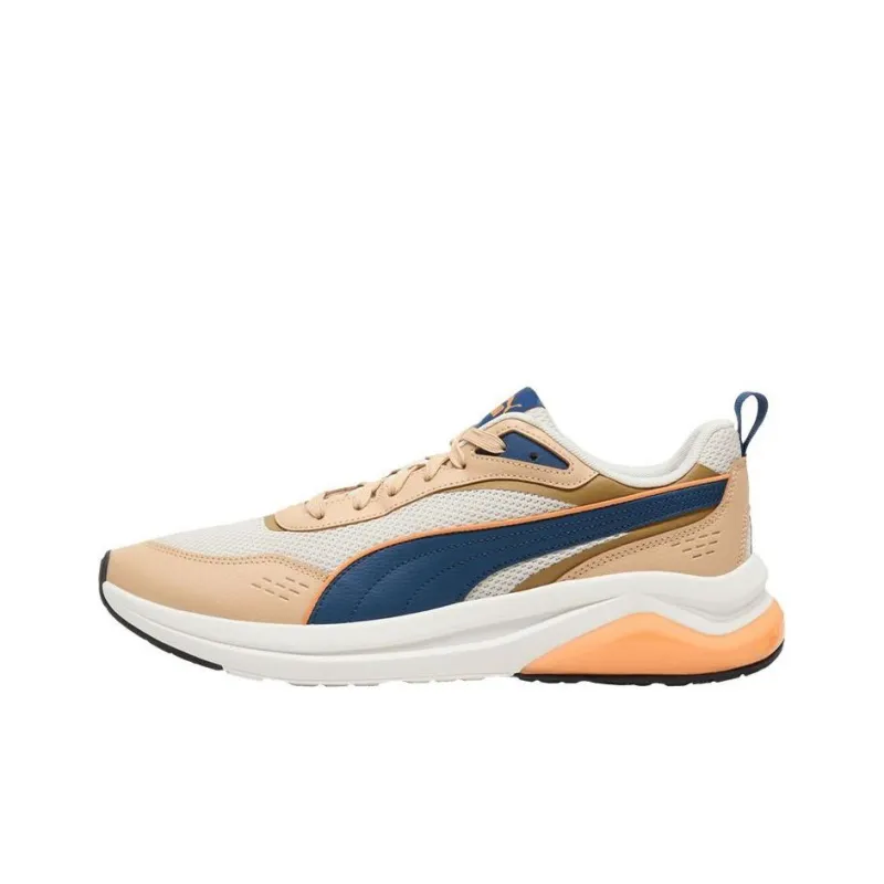 PUMA Amplifier Anti Slip Wear Resistant Low Top Casual Shoes Men's Orange Blue-0