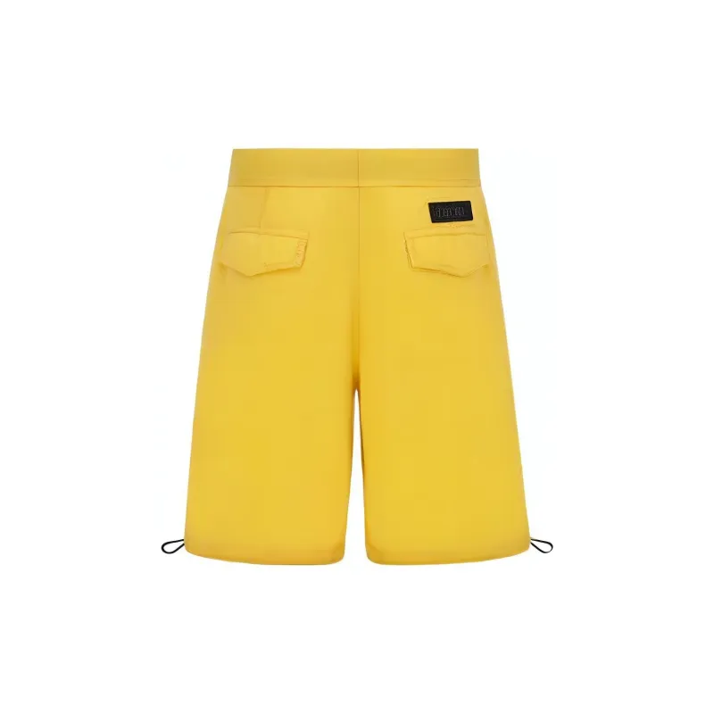 DIOR Quarterly New Products Casual Shorts Men Yellow-1