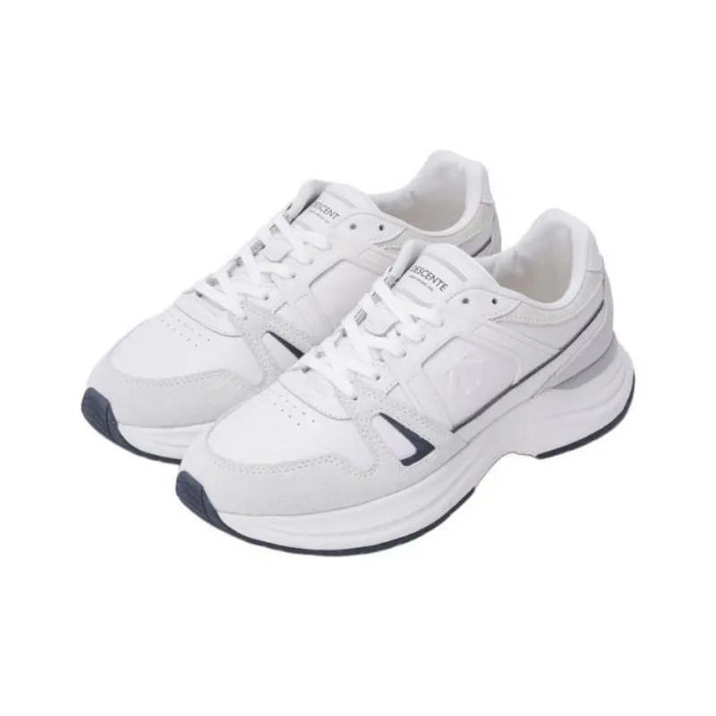 DESCENTE Anti Slip Wear Resistant Low Top Casual Shoes Unisex White-1
