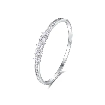 CLARKIA FLOWER Zircon Bangles Women's