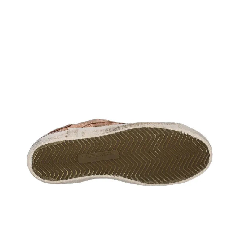 PHILIPPE MODEL Prsx Tennis Low Top Skateboard Shoes Women's Bronze-5