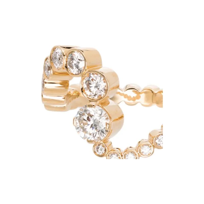 Sophie Bille Brahe 18kt Recycled Yellow Gold Ocean Ensemble Diamant Diamond Ring-1