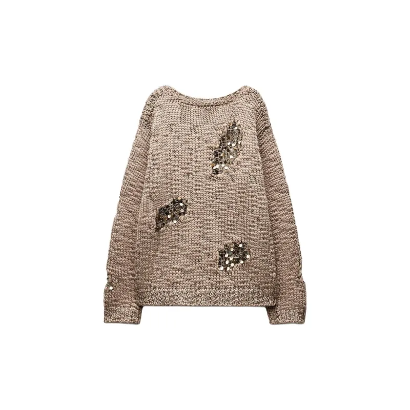 ZARA Knitwear Women's Mink Color-1