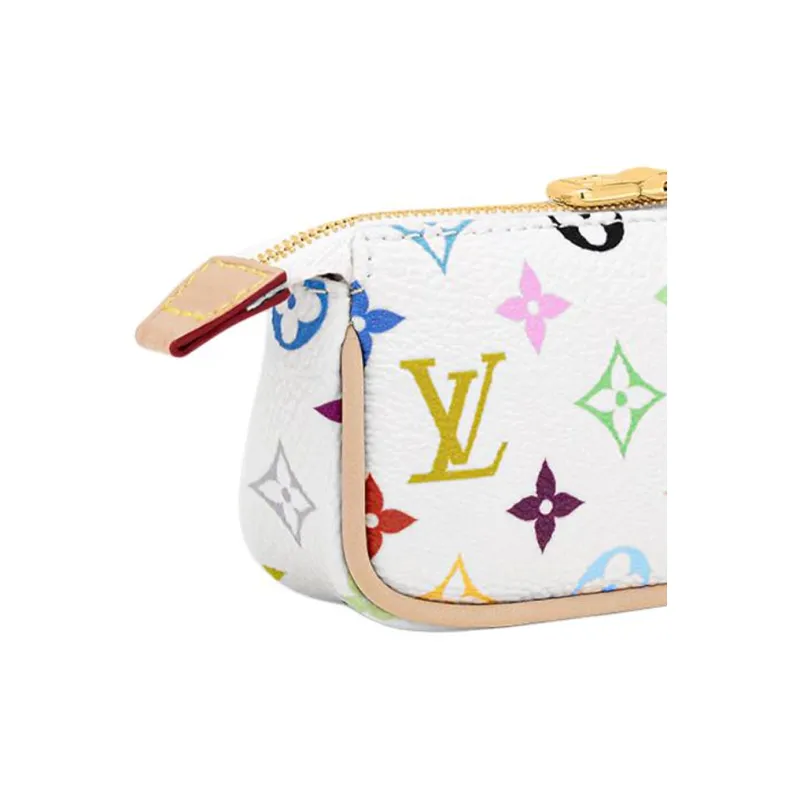 LOUIS VUITTON X Takashi Murakami Micro Pochette Monogram Multicolor White Multicolored-3