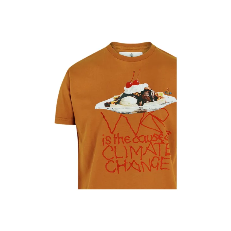 Vivienne Westwood Orb print T shirt-4