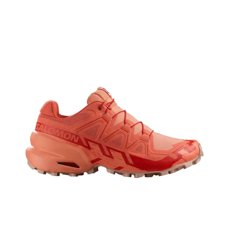 SALOMON Speedcross 6 Cushioning Rebound Low Top Trail Running Running Shoes Unisex Orange-1