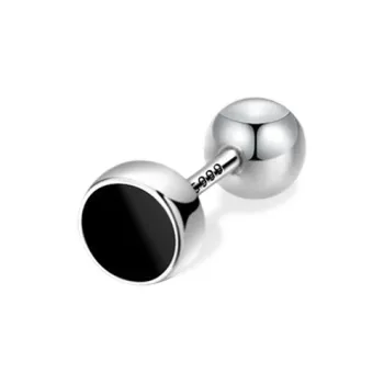 VEZA Sterling Silver Stud Earrings Unisex