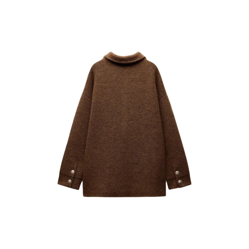 ZARA Jackets & Coats Women's Light Brown-1