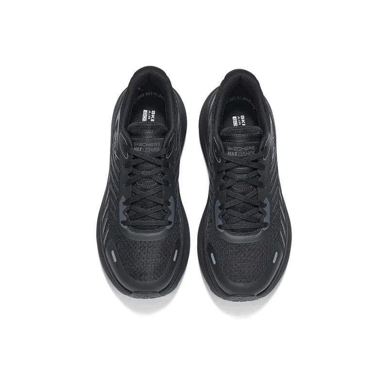Skechers MEN'S GO Cushioning Low Top Running Shoes Men's Black-2