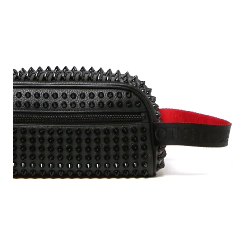 CL LUBOTING Calfskin Clutch Unisex Black-2