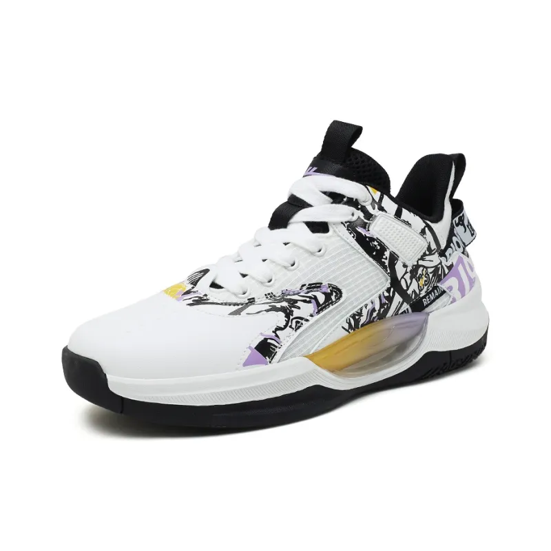 WARRIOR Basketball Shoes Men Low Top Purple-1