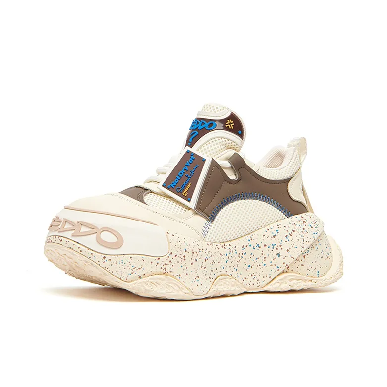 KEDDO Paint Unset 2nd Generation Height Increasing Breathable Low-Top Casual Shoes Women's-7