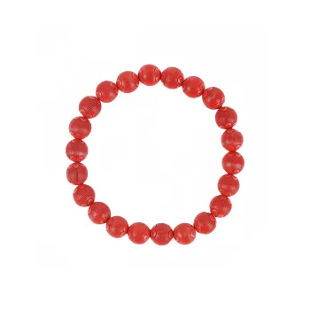 Fengyun Pavilion Reconstructed Cinnabar Bracelets Unisex