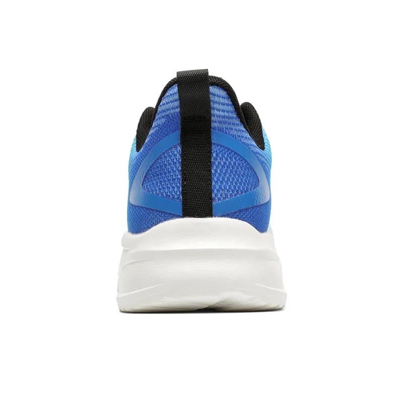 Warrior Cushioning Breathable Lightweight Low Top Casual Training Long Distance Running Running Shoes Men's Blue Beige-5