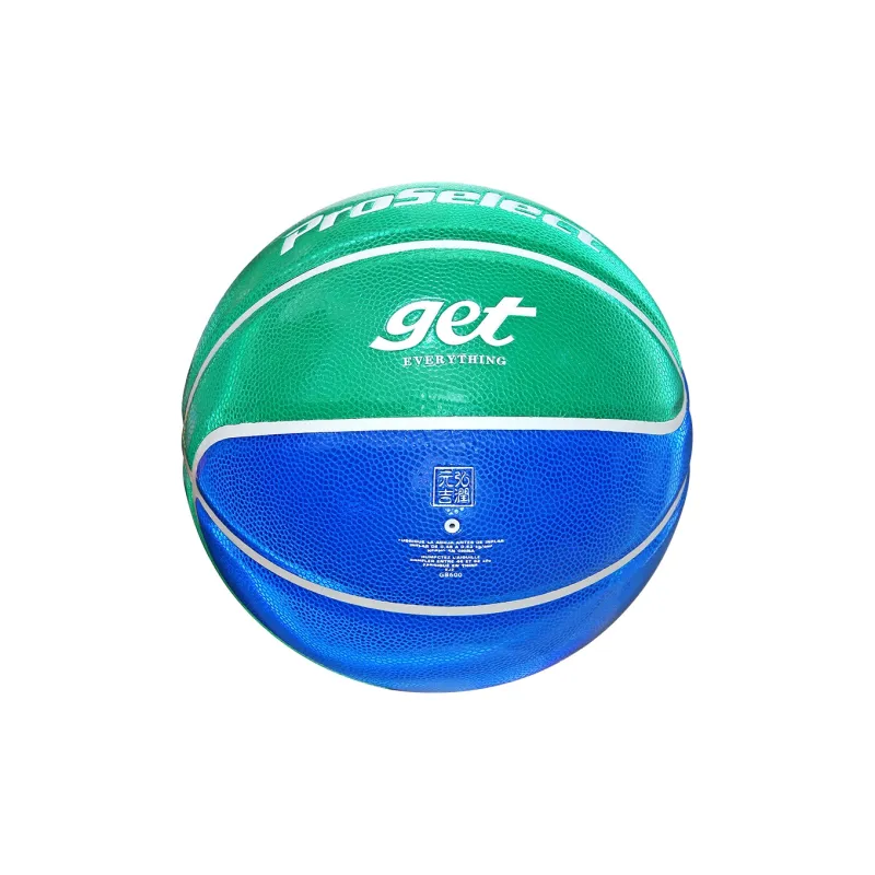 ProSelect Basketball Blue Green Size 5 Reflective Training Kids'-4