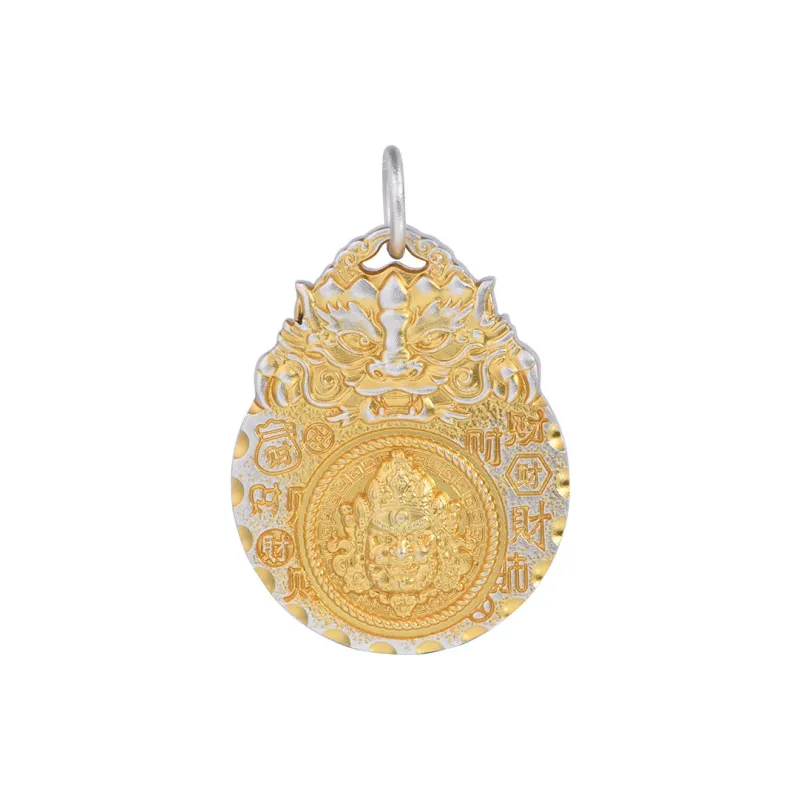 JINLUWANG 999 Fine Silver Pendants Unisex-0