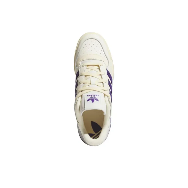 Adidas Forum Low Cl Cream White Collegiate Purple Warm Vanilla-2