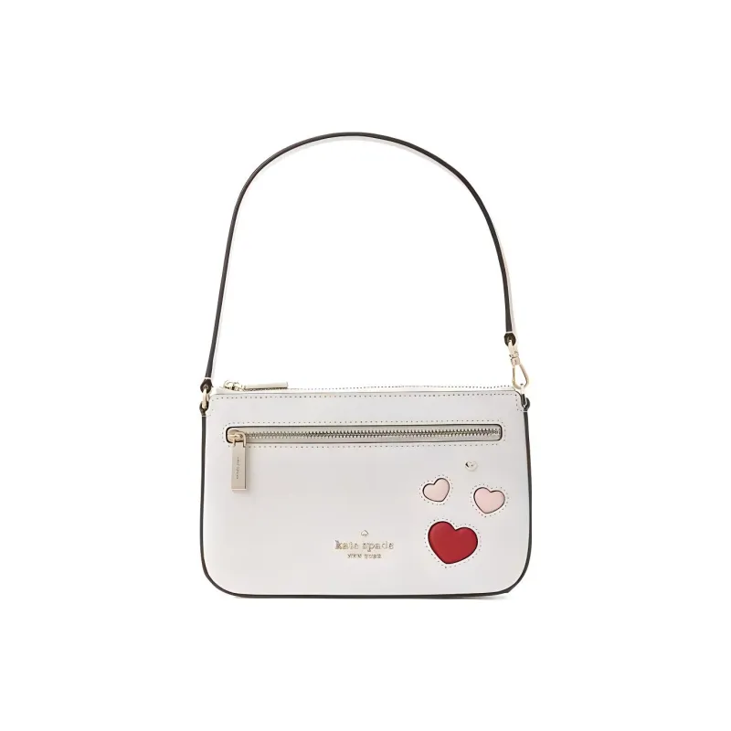 Kate Spade Leather Mahjong Bag Shoulder Bag Wrist Bag Regular Women's White-1