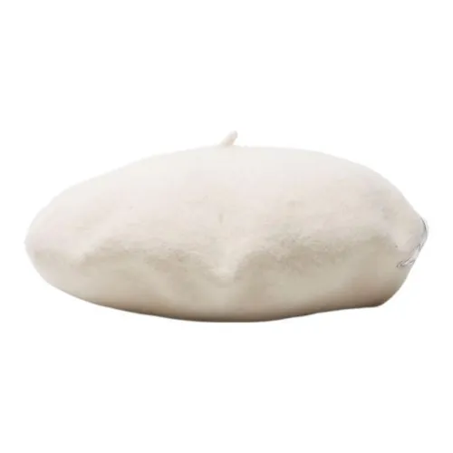 CHANEL 1990 2000s Cc Camellia Beret Hat