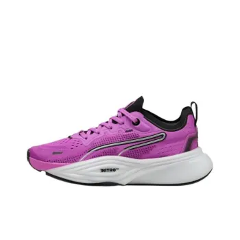 PUMA Pwr Nitro Non slip Lightweight Low Top Training Shoes Women's Purple Black