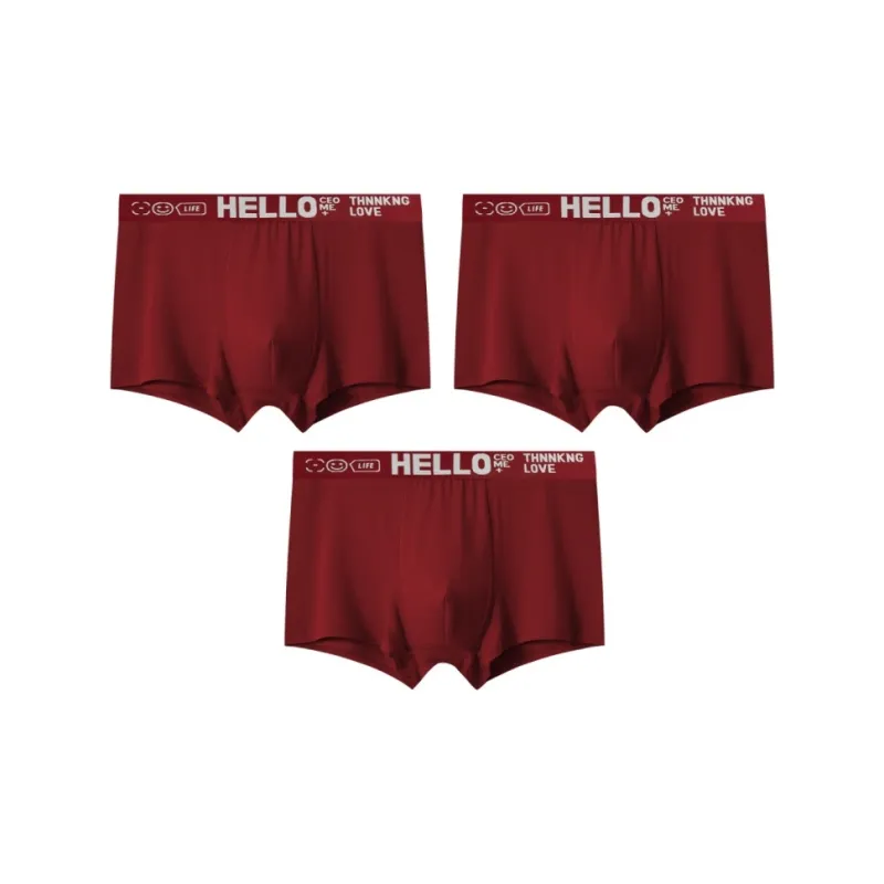 Qiao Ni Tong Underpants Men's 3 Pack-29