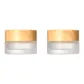 Wood Grain Cream Jar Caps 5g*2 Pcs