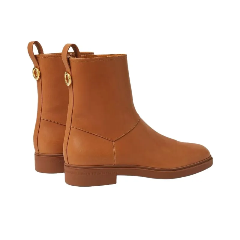 Loro Piana Kilda Ankle Boots Women's Brown-3