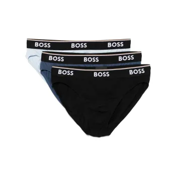 HUGO BOSS Logo waistband Briefs Set Of 3