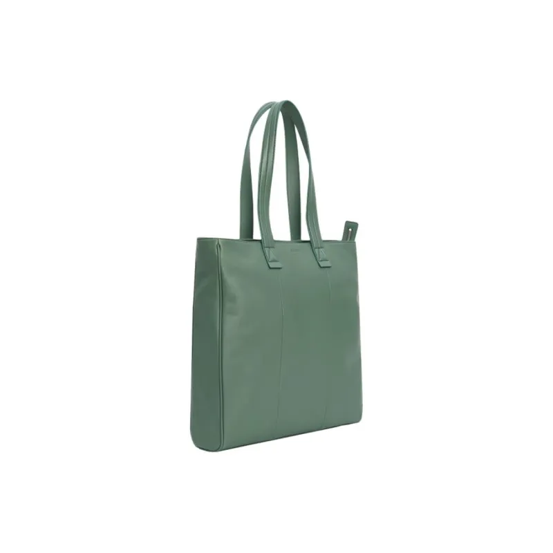 BALLY Sheepskin Tote Bag Shopping Bag Shoulder Bags Large Size Men's Green-1