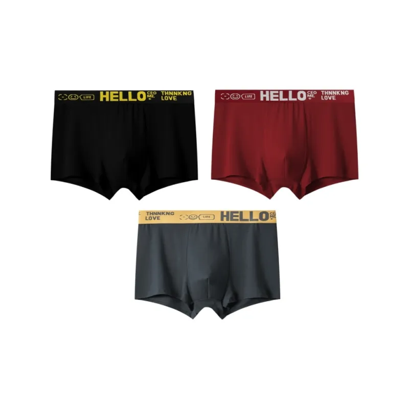 Qiao Ni Tong Underpants Men's 3 Pack-25