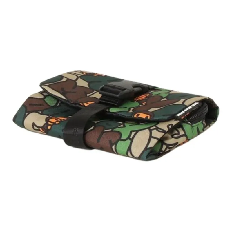 BABY MILO STORE BY A BATHING APE Fabric Storage Bag Regular Unisex Dark Green-4