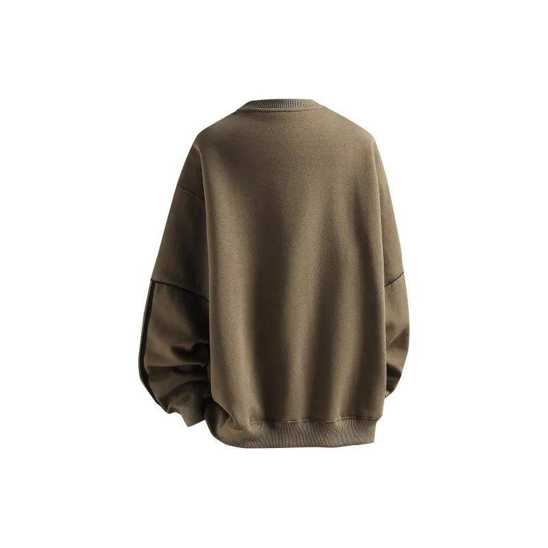 MEIPIN TANG Sweatshirt Unisex Coffee Brown-1