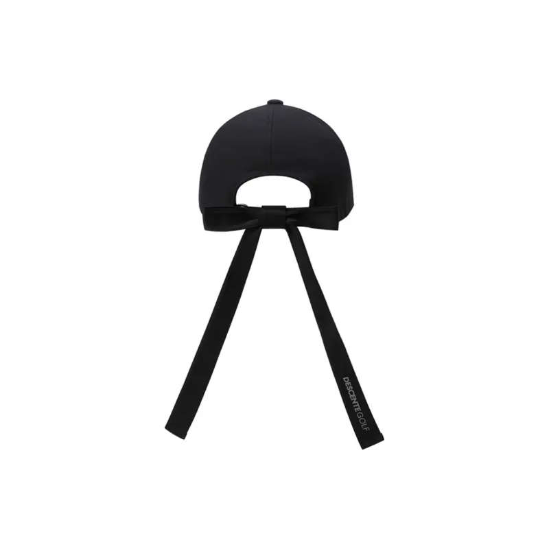 DESCENTE Polyester Polyurethane Nylon Baseball Caps Women's Black-2