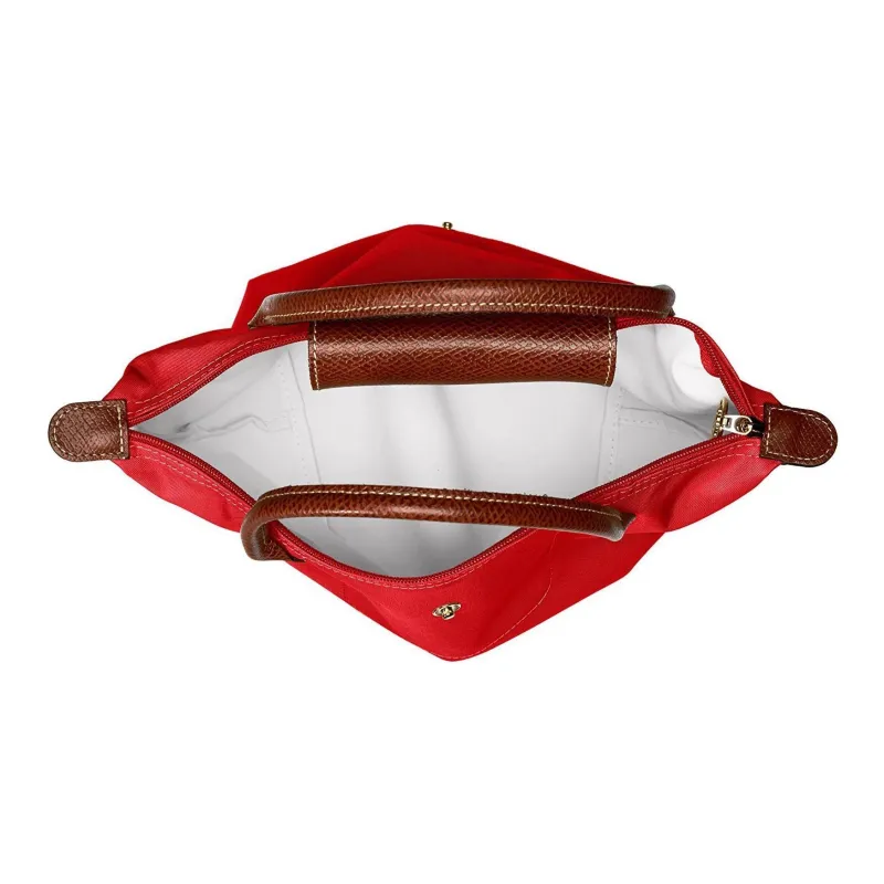 LONGCHAMP Le Pliage Nylon Tote Bag Shopping Bag Handbag Small Size Women's Red-2