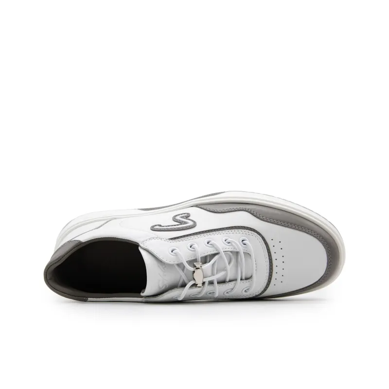 Satchi Low-Top Skateboard Shoes Men's White-3