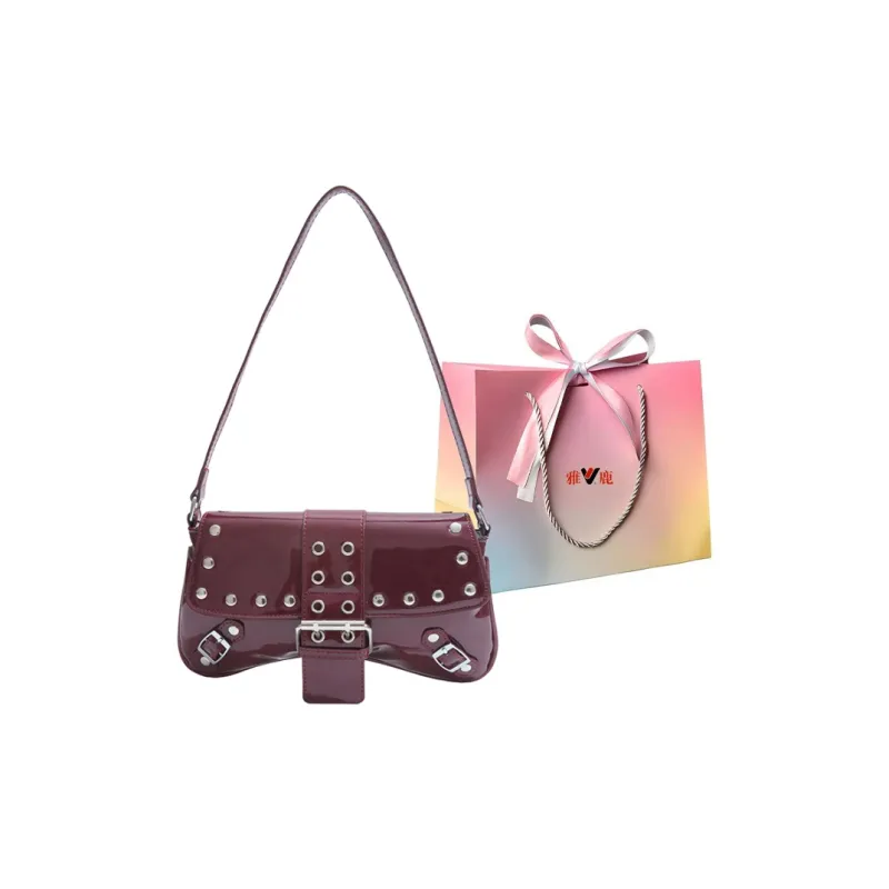 Yalu PU Shoulder Bag Women's Multicolor-12