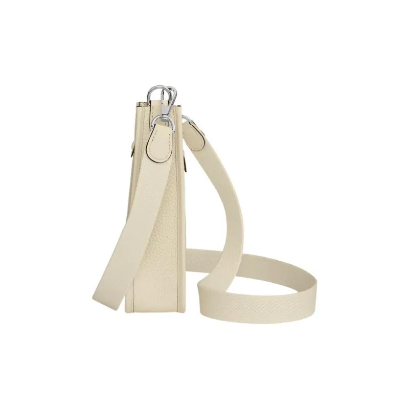 HERMES Evelyne Clemence Calfskin Shoulder Bag Crossbody Bag Women's I2 Nata Cream White-1