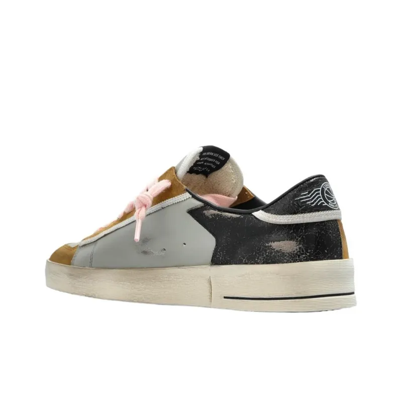 Golden Goose Stardan Low Top Skateboard Shoes Men's Brown-3