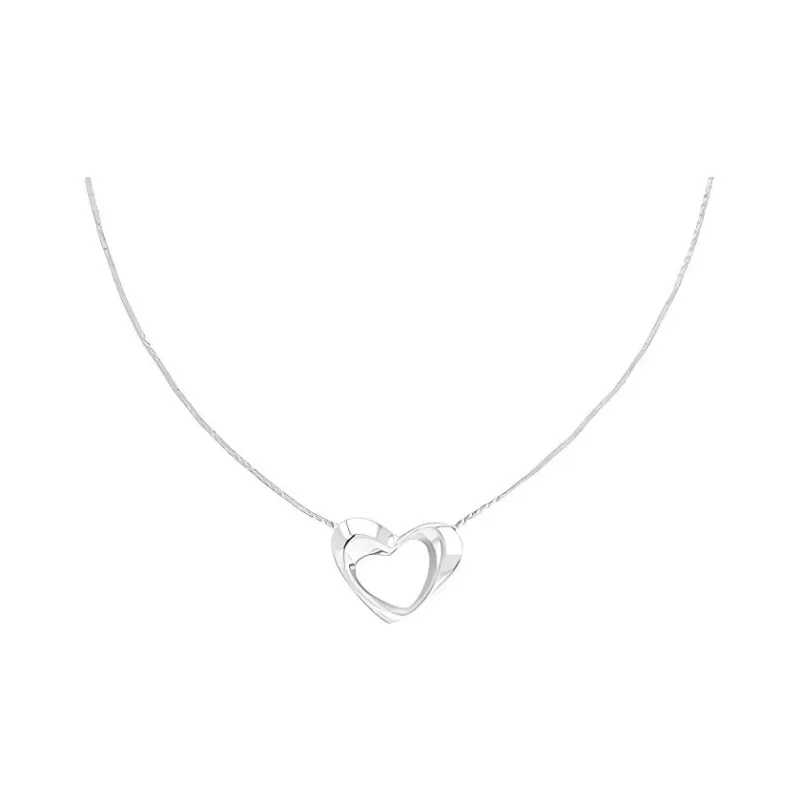 CALVIN KLEIN Titanium Steel Necklaces Women's Silver-1