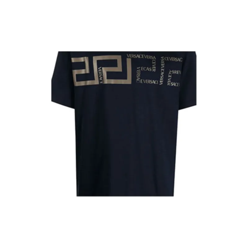 VERSACE T Shirts Men Dark Blue-5