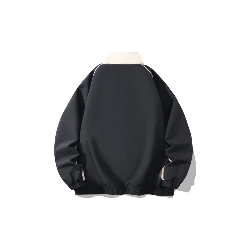 BOBBY ABLEY Jackets Coats Unisex Black Apricot-1
