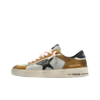 Golden Goose Stardan Low Top Skateboard Shoes Men's Brown