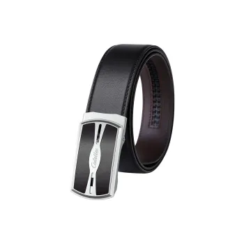 CATELLES Top Grain Cow Leather Leather Belts Men's 3.5cm