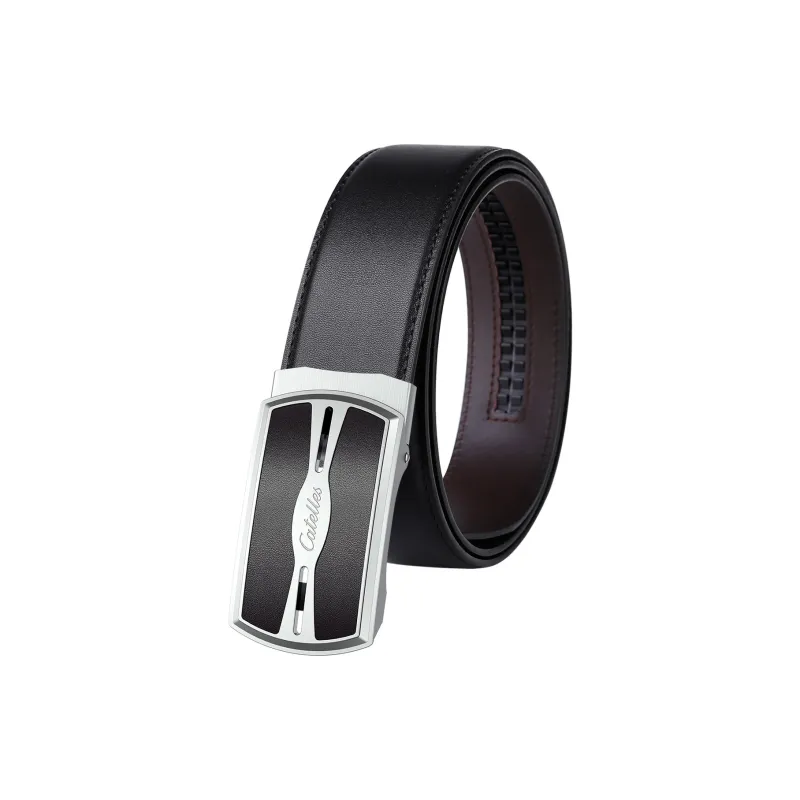 CATELLES Top Grain Cow Leather Leather Belts Men's 3.5cm-0