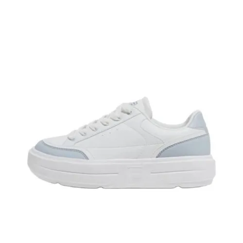 FILA Funky Tennis 1998 Anti Slip Wear Resistant Low Top Tennis Shoes Unisex White Blue