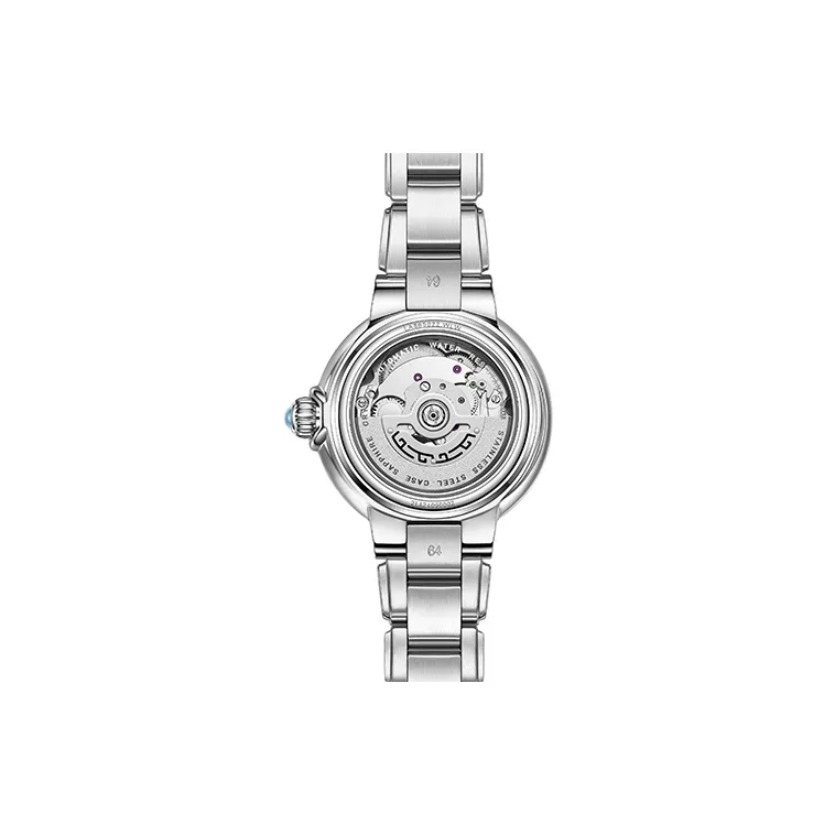 Fiyta Satsuma Ruyi Automatic Mechanical Movement Stainless Steel Strap Watch Women's Watch Blue Dial-3