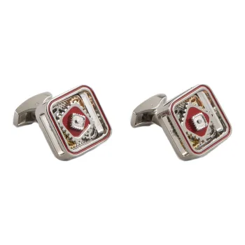 TATEOSSIAN Quadrato Gear Cufflinks