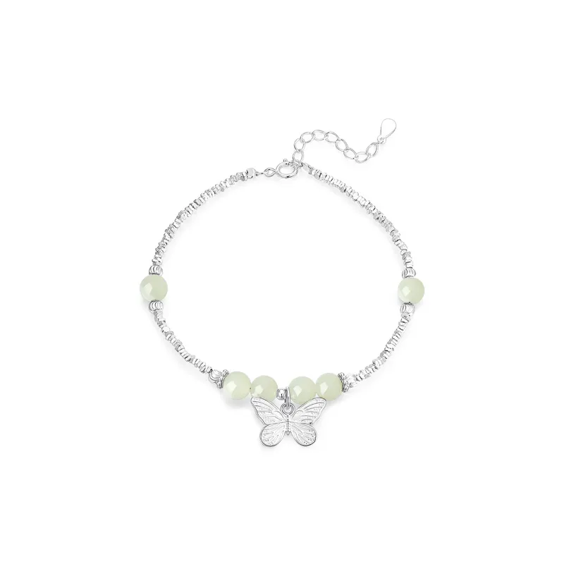 KADER Bracelets Pale Greenish-White Jade Women's-1